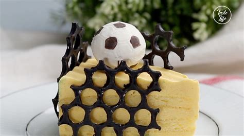 Mousses are classic french recipes, often made as savory dishes filled with puréed fish, meat, or vegetables. Chocolate Honeycomb Mango Mousse Cake | Taste Show