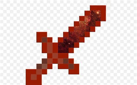 Minecraft Terraria Mod Sword Red Stone Png 512x512px Minecraft
