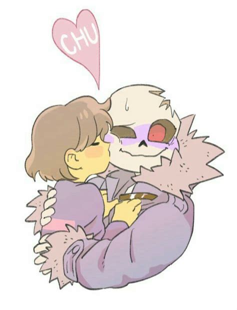 Horror Sans X Frisk So Cute I Love These Two Together I Wonder How
