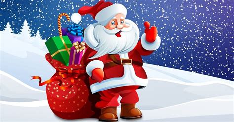 Pin On Cute Christmas Santa Claus Cartoon Images