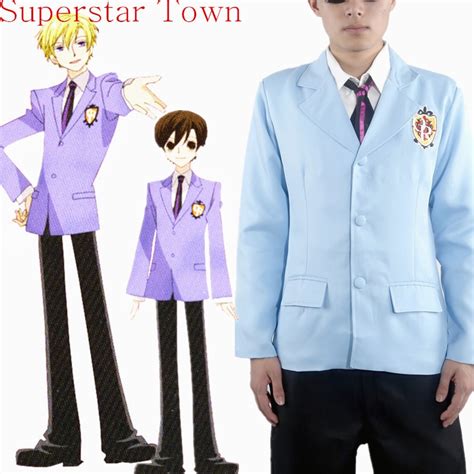 Ouran High School Host Club Boy School Uniform Blazer Blue