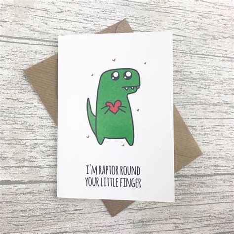 We rounded up the best birthday puns and jokes that are so hilarious. Cute Valentines Day Card dinosaur birthday cute ...