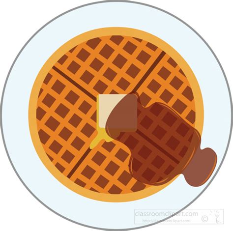 Round Waffle Stock Vector Illustration And Royalty Free Round Clip
