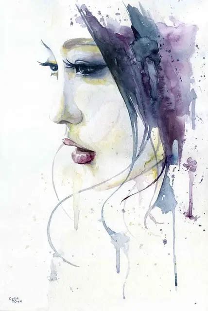 Handmade Abstract Style Watercolor Painting On Canvas Of Beauty For Free Hot Nude Porn Pic Gallery