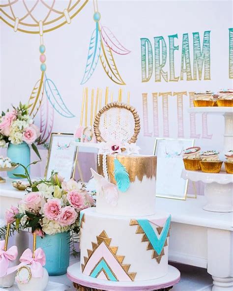 Pretty In Pink Bohemian Style Birthday Party Tinselbox