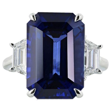1415 Carat Ceylon Sapphire Diamond Ring From A Unique Collection Of