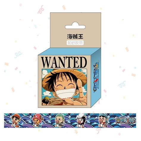 15cm5m Anime One Piece Washi Tape Adhesive Tape Diy Scrapbooking