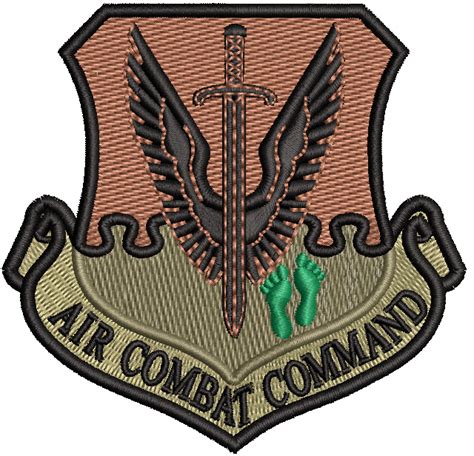 Air Combat Command Acc Ocp Patch Csar Green