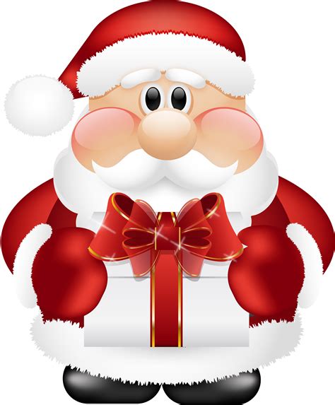 Santa Cute Christmas Clipart Clip Art Library