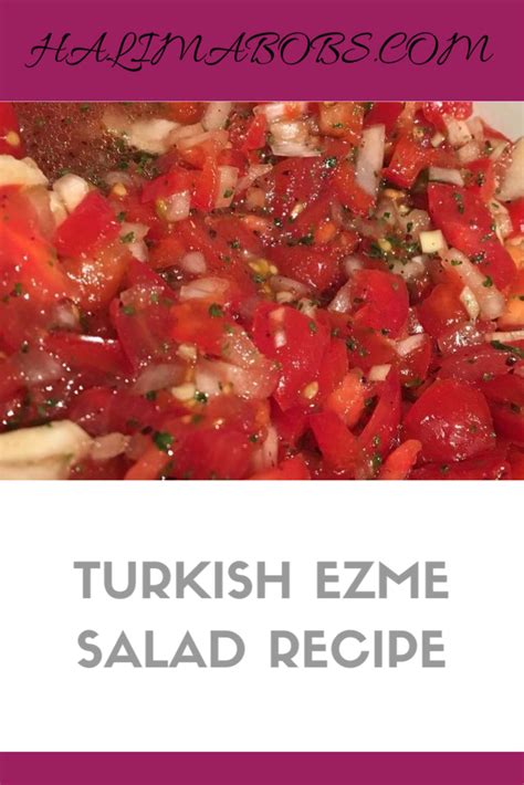 Turkish Ezme Salad Recipe My Recipe For Possibility The Most Delicious