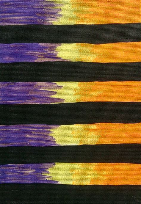 Orange Purple Yellow And Black 5x7 Abstract Art Print Etsy Abstract