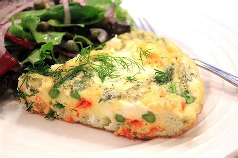 Try A Delicious Frittata Featuring Asparagus Smoked Salmon Ricotta