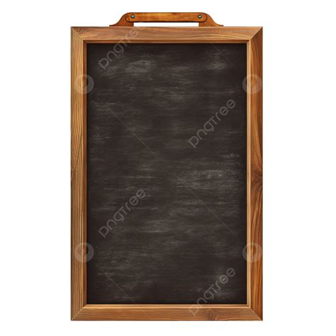 Blackboard For Menu With Wooden Frame Png Illustration Blackboard