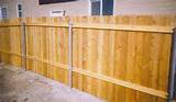 Attach Wood Fence To Metal Post Images