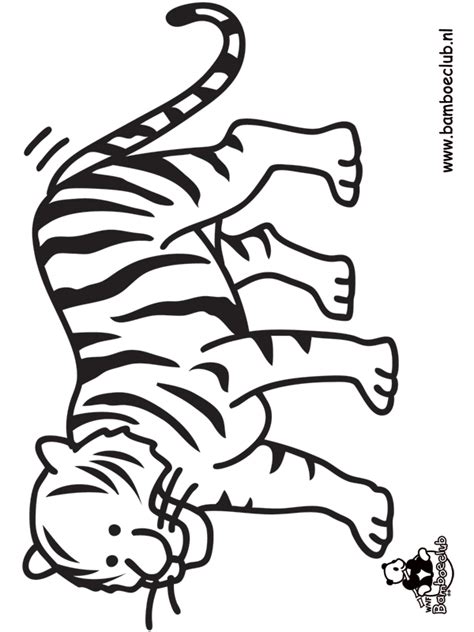 Kleurplaat tijger tijger kleurplaten dieren kleurplaten kleurplaten van schattige dieren kleurplaat van schattige 45 kleurplaat schattige dieren. Kleurplaat Tijger - Kleurplaten.nl