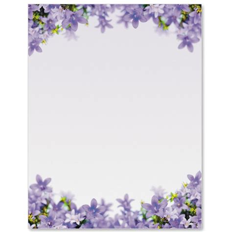 Purple Parade Border Papers Borders For Paper Flower Frame Writing