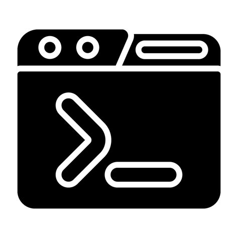 Command Prompt Vector Icon Vector Art At Vecteezy