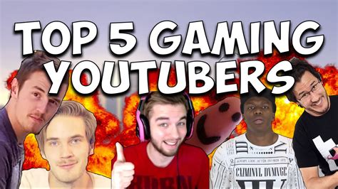 Top 5 Best Youtubers Top 5 Gaming Youtubers 2015 My Opinion Youtube