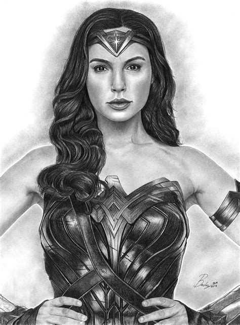 Wonder Woman High Quality Prints Of My Pencil Works Various Etsy