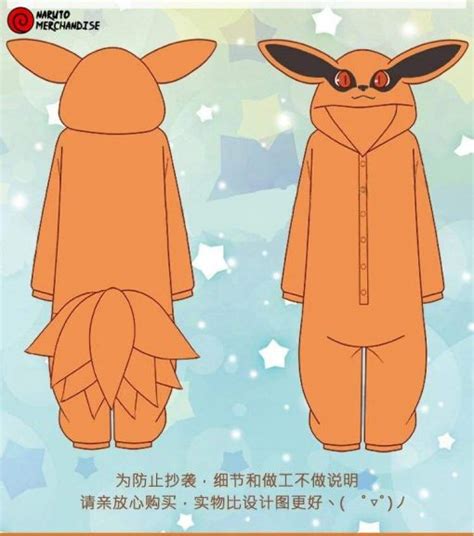 Naruto Onesie Nine Tailed Fox Naruto Apparel