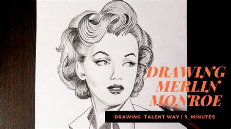 How To Draw A Merilyn Monroe Beautiful And Step By Step Easy Draw