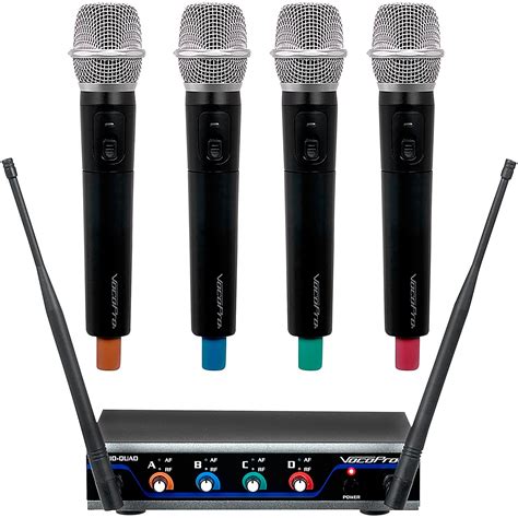 Vocopro Digital Quad H Wireless Handheld Microphone System Frequency