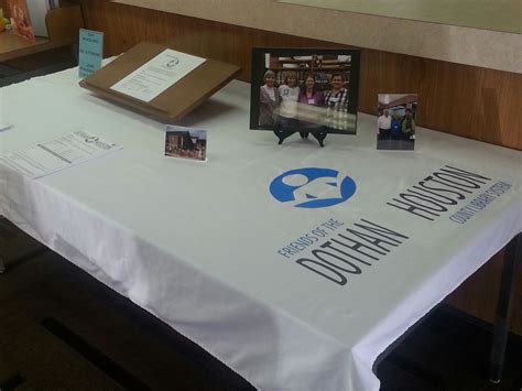 A Special Table Dedicated To Friends Of The Library At The Ashford