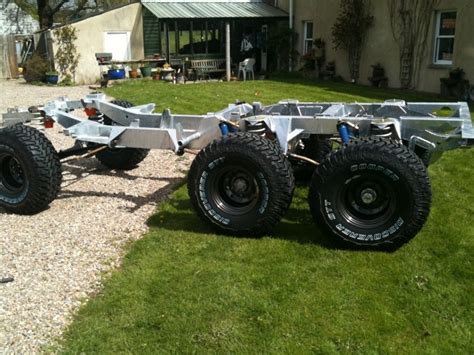 Custom Built Chassis With Double Drive Rear Axles Designed To Take A