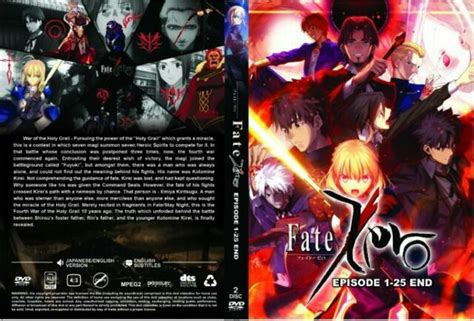Dvd Box Set Fate Zero Episode1 25end English Version Complete