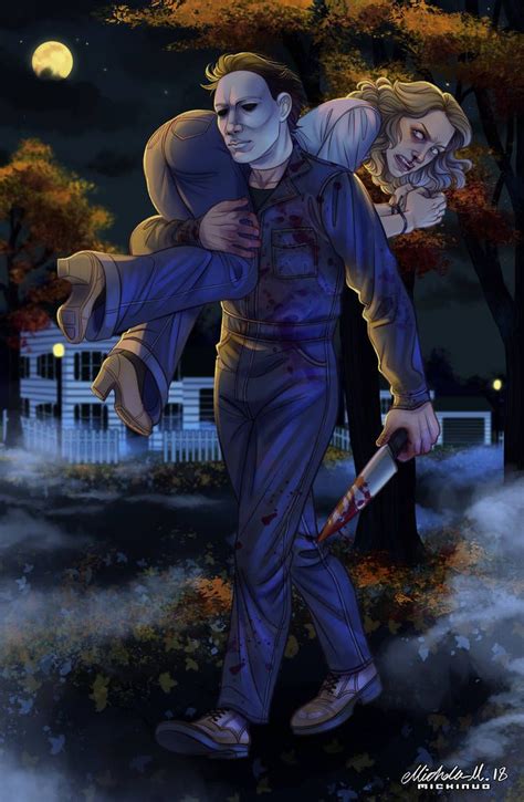 Michael Myers And Laurie Strode Michael Myers Art Michael Myers