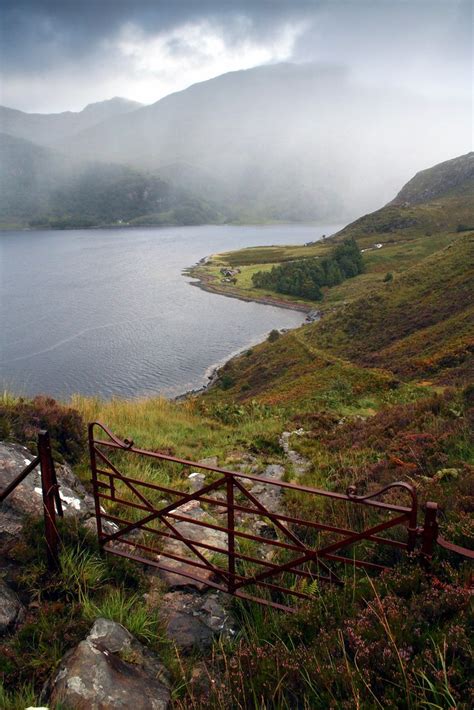 Loch Hourn Scotland Part Of The Footpath Along The Southe Flickr