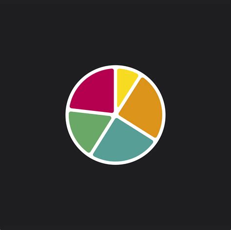 Colorful Business Pie Chart Icon Illustration Download Free Vectors
