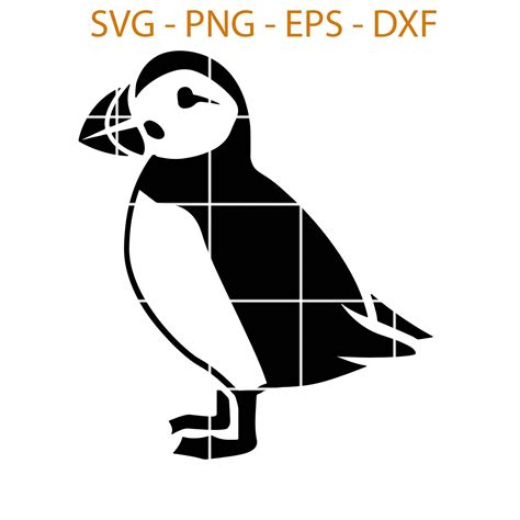 Puffin Iceland Cute Bird Puffins Icelandic Svg Png Eps Dxf Etsy