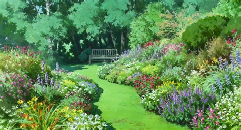 Anime Flower Garden Background Flower Garden By Closz Deviantart Com On