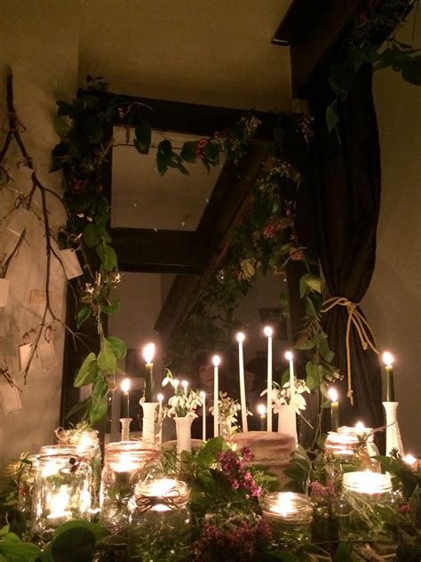 Our Imbolc Altar Lit And Lovely Altar Wiccan Decor Sacred Space Altar