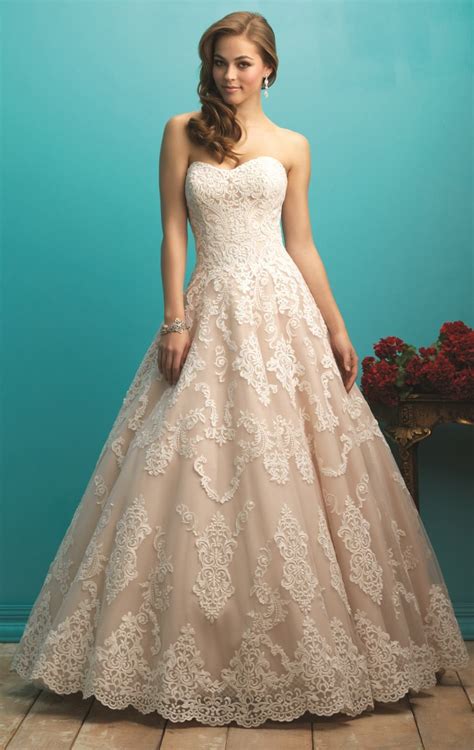 Ball Gown 9268by Allure Bridals Fall 201 Ball Gown Wedding Style