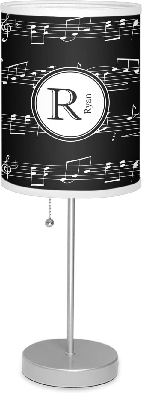 Musical Notes 7 Drum Lamp With Shade Personalized Youcustomizeit