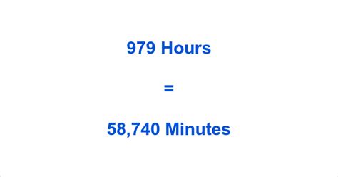 979 Hours To Minutes How Many Minutes Are In 979 Hours