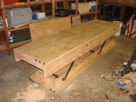 Diy Wood Motorcycle Lift Share Your Motorcycle Work Bench Pictures