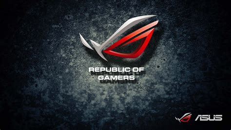 Republic Of Gamers Logo Asus Rog Logo Republic Of Gamers Wallpaper 4k