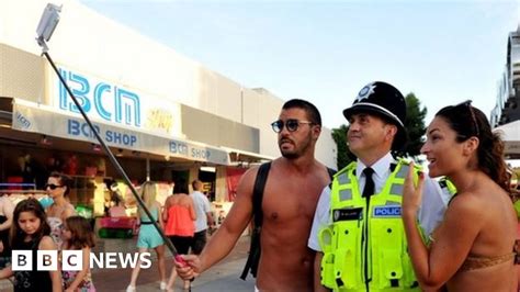west midlands police defends magaluf patrols bbc news