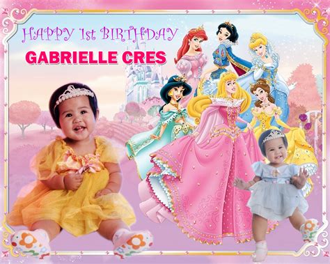 Gabrielle Cres 1st Birthday Disney Princess Cebu Balloons And Party