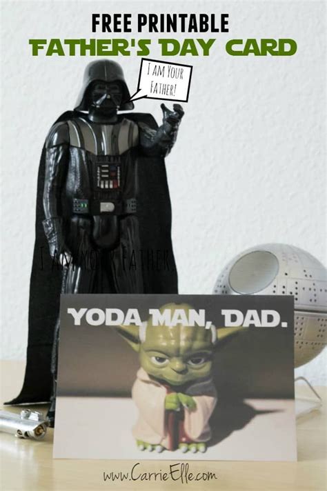 Free Printable Fathers Day Card Star Wars Free Fathers Day Cards