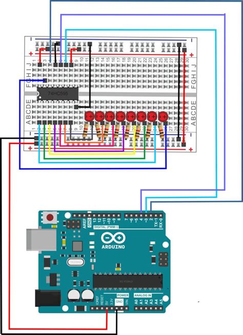 Arduino Shift Register Serial In Parallel Out Robo India