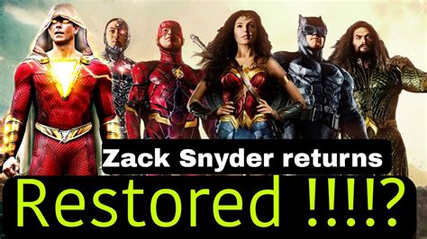 Shazam 2 Trailer Hints Snyderverse Zack Snyder Returns To Dc