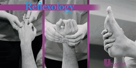 Reflexology Handfoot Massage Universe And Body