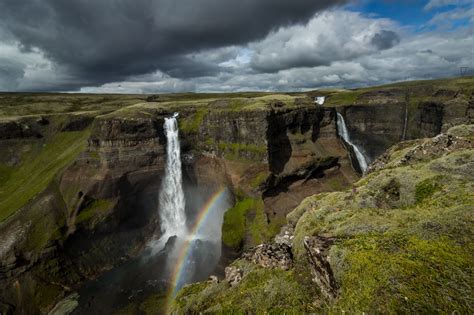 Haifoss Waterfall Iceland