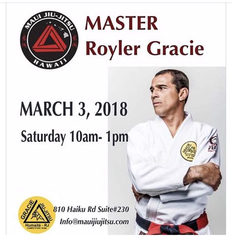 Master Royler Gracie Seminar At Maui Jiu Jitsu Hawaii Photo Maui