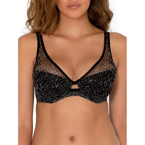 Smart And Sexy Smart And Sexy Womens Mesh Plunge Bra Style Sa1389
