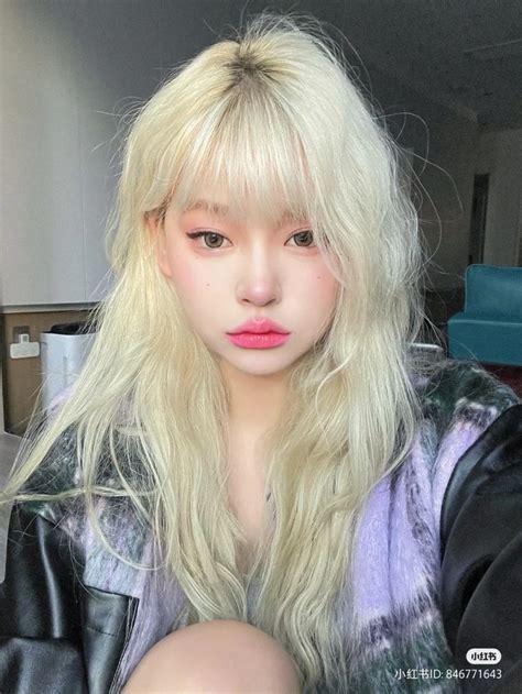 Ulzz In 2023 Blonde Asian Asian Short Hair Hair Styles